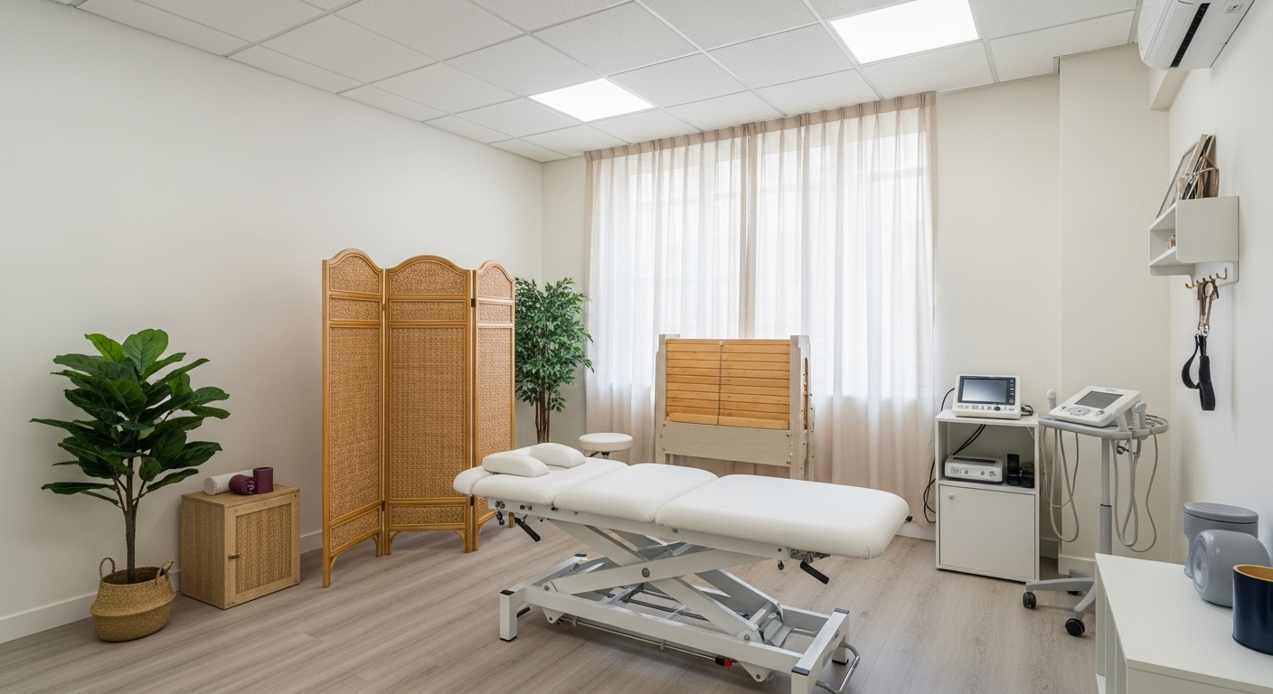 ¿Qué requisitos debe cumplir el equipamiento de un centro de fisioterapia?